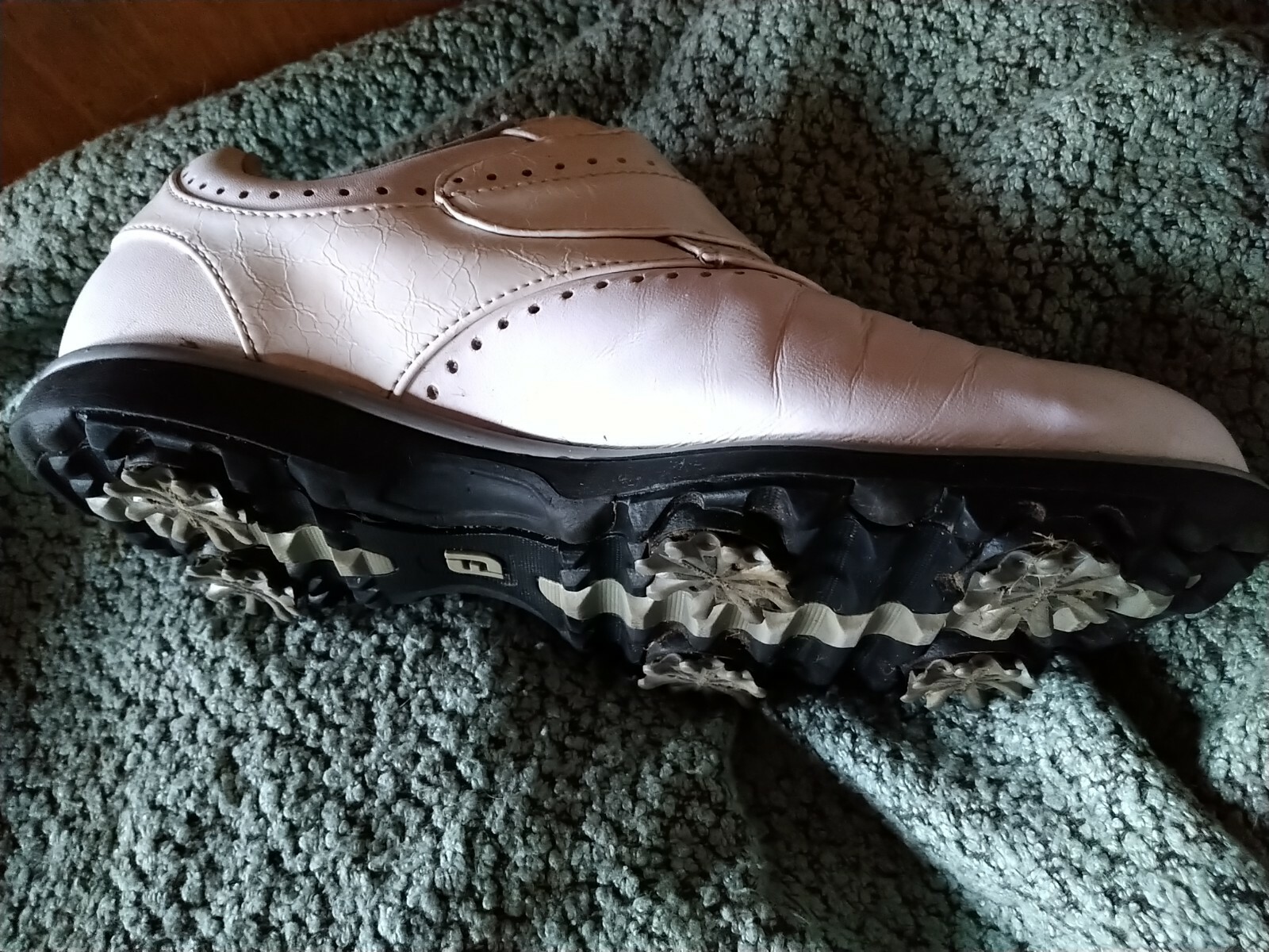 Ladies Golf Shoes White FOOTJOY eMerge Softspikes CONTOUR INSOLES Size