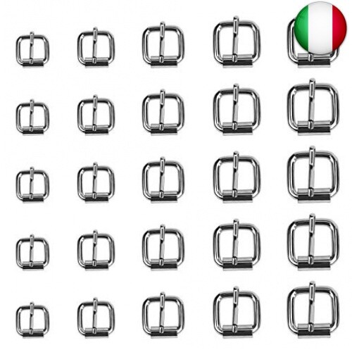 Coolty 75 Pezzi Fibbie a rullo in metallo per borse, cintura, cintura, - Foto 1 di 5