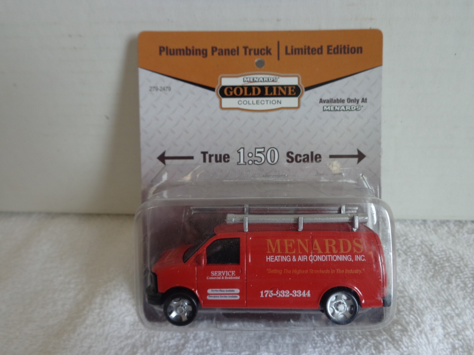 Menards Heating & Air Conditioning Chevy Van Red 150 Scale By Menards