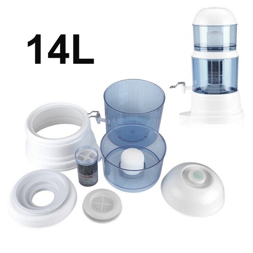 14L Benchtop 8 Stage Water Purifier Filter Ceramic Carbon Mineral Stone Silica - Picture 4 of 8