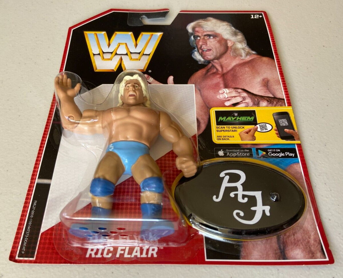 WWE Mattel Retro Wrestling Figure Ric Flair - WWF Hasbro Style | eBay