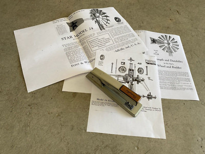 Flint & Walling Star 24 Windmill Description w/ Diagrams, Early version