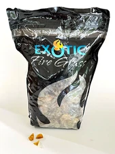 10 lbs Recycled Decorative Fire Glass Rocks For Gas Fires Aquariums Floral Decor