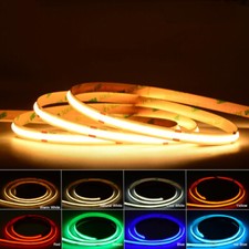 DC 12V Blue Yellow Red Green Warm White 1M 5M 10M COB Strip Light  High LED Tape