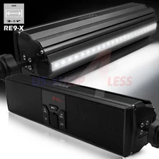 Handlebar Bluetooth Motorcycle Stereo Speakers Audio System MP3 ATV UTV 4Wheeler