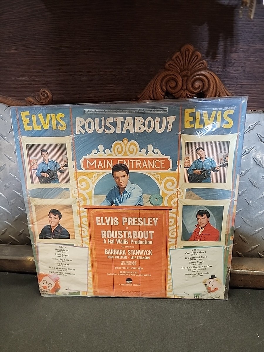 Elvis Presley Roustabout UK(英)盤 LP Mono Elvis Presley – Roustabout – 2 x Vinyl (LP, Album + 4 more