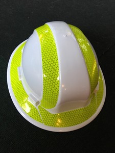 reflective hard hat