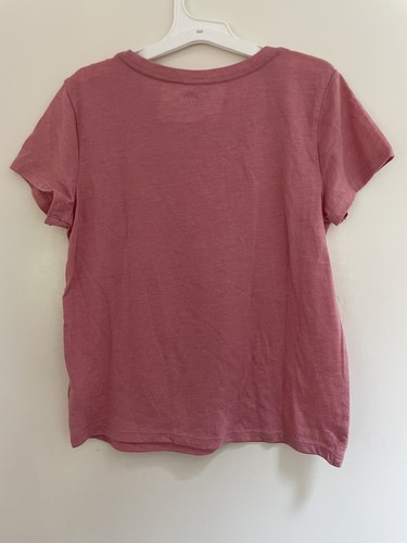 Old Navy Kids Girls Amour Paris Eiffel Tower Graphic Crewneck T-Shirt Pink 10-12 - Picture 3 of 3