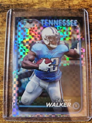 2024 Topps Chrome Delanie Walker X-Fractor #193 Tennessee Titans