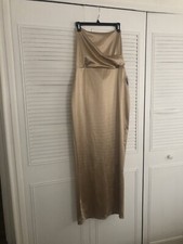 Women Special Occasion Long Dress. Runs Small. Top Elastic.  Comfortable Pretty