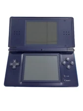 Nintendo DS Lite Handheld System Enamel Navy Blue Tested & Works!