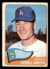 1965 Topps Baseball #112 Derrell Griffith GD