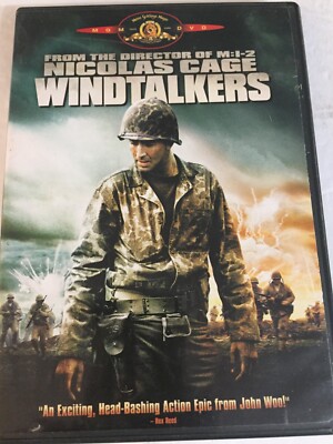 Windtalkers DVD Nicolas Cage Ships Same Day With Tracking