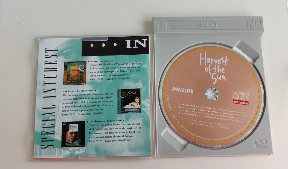 Harvest of The Sun Van Gogh Art Series Philips CDI Cd-i Interactive RegionFree - Image 2 of 3