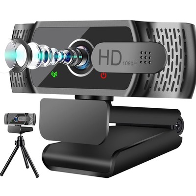Webcam, Full HD Webcam, 1080P Webcam - Ideal für PC, Laptop, Streaming