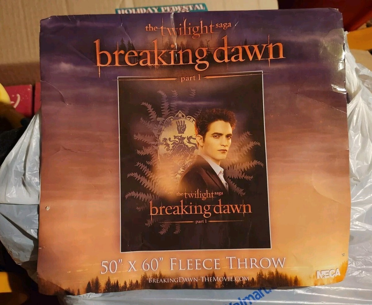 The Twilight Saga Breaking Dawn Fleece Throw 50 X 60 New