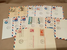 USPS Postcards - FIRST DAY ISSUE - Lot of 16 AIRMAIL - UXC1-UXC15 (PCFD16)