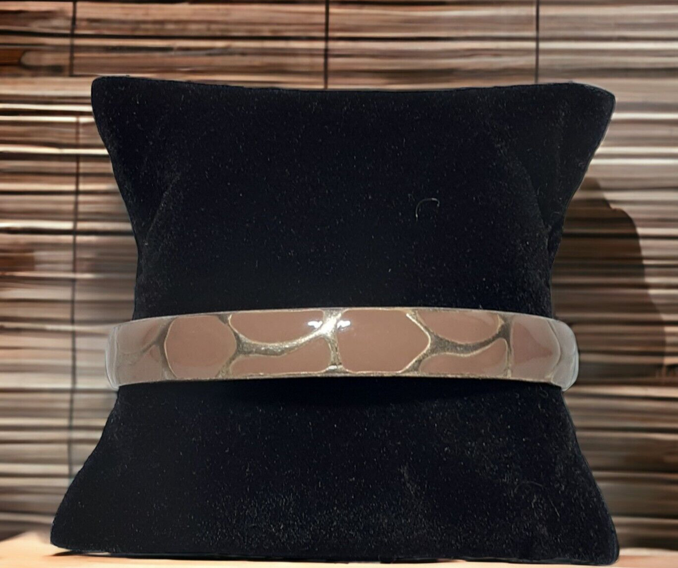 Bangle Bracelet Giraffe Spots Patterned Bangle 2.… - image 1