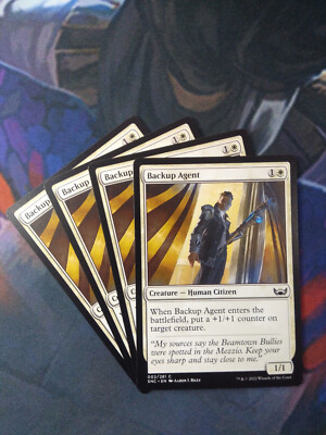 Backup Agent x4 | 7% Off 2+ | Streets of New Capenna | NM | MTG | eBay