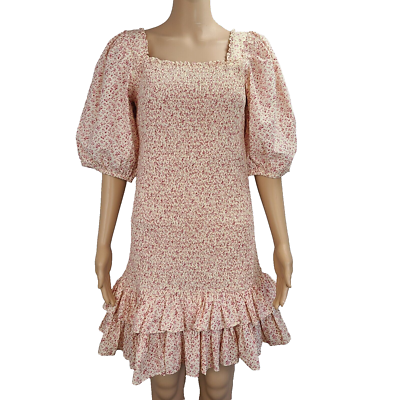 knee length dresses for ladies Terra Cotton Check Smock Mini Dress - Brown | Disturbia main image 1