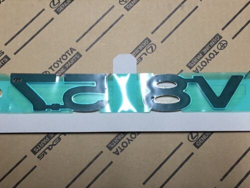 Genuine OEM Toyota Land Cruiser V8 5.7 badge 200 series - Picture 2 of 2