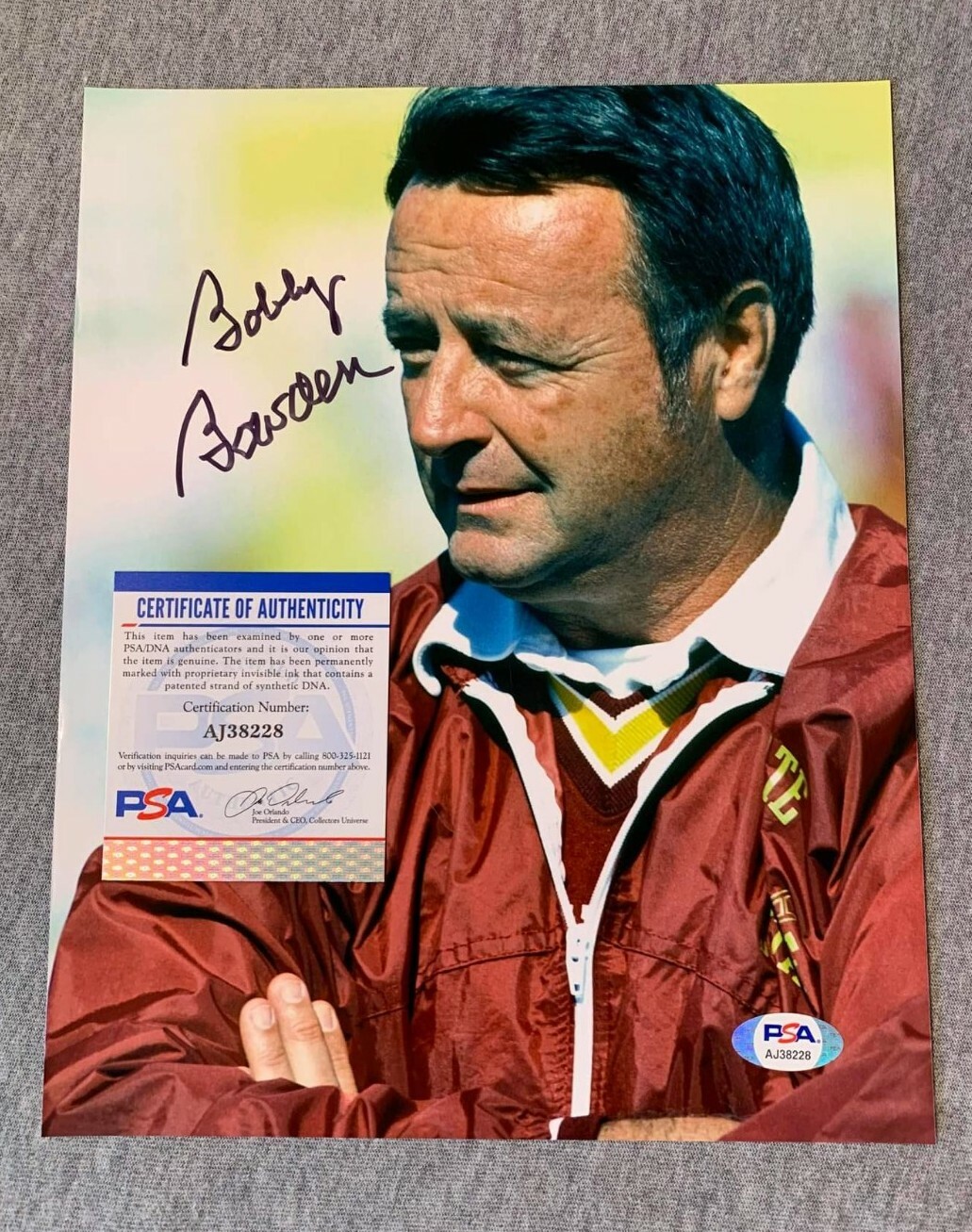Bobby Bowden Autographed Signed Florida State Seminoles - 8x10 PORTRAIT PHOTO PSA/DNA AJ38228 