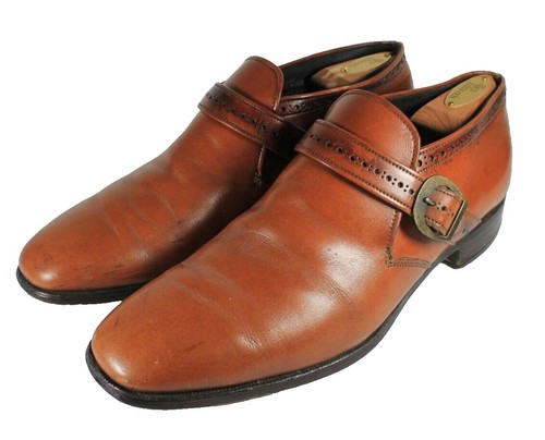 Vintage Bostonian Florentine leather Shoes Men display picture 3