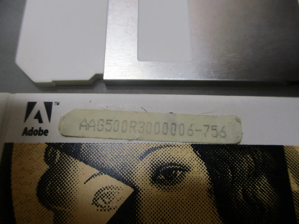 Vintage,Disketten,Software Adobe Illustrator 5.01 Apple Macintosh - Bild 2 von 2