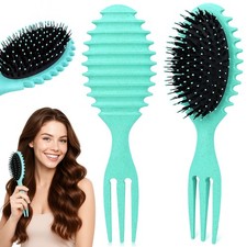 Curly Hair Brush Suitable for All Hair Types and Compact and Portable