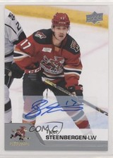 2020-21 Upper Deck AHL Auto Tyler Steenbergen #72 Auto z6b
