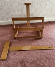 Vintage Wooden Adjustable Table Top Portable Easel