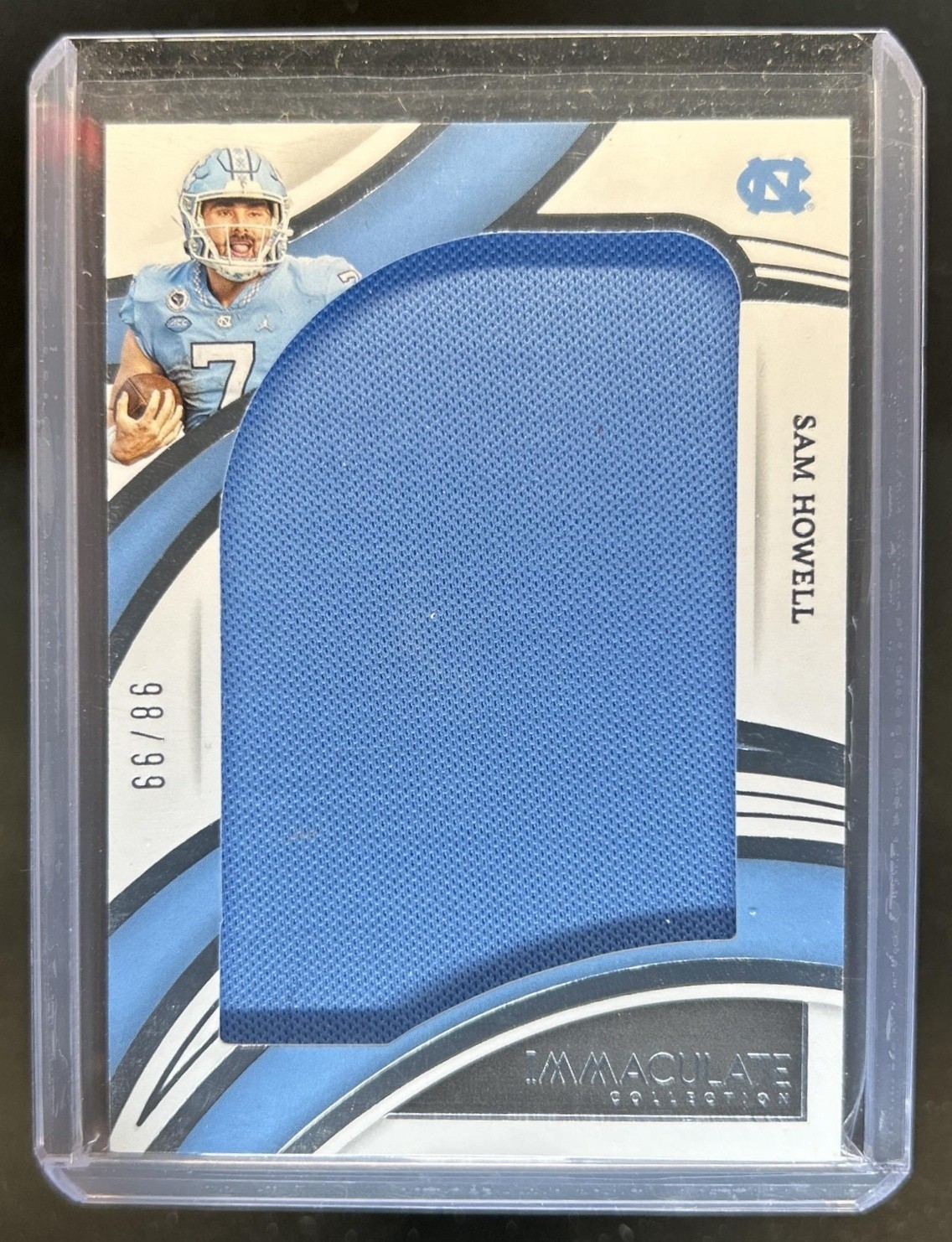 Sam Howell Panini Immaculate Collection Collegiate Immaculate Jumbos Memorabilia #IJSHO Base