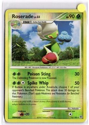 Roserade 13/130 Diamond & Pearl Reverse Holo Rare