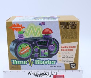 Time Blaster AM/FM Digital Clock Radio 1996 Nickelodeon Vintage