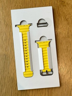 Original Apple Watch Series 11 10 9 Ultra 44MM 45MM 46MM 49mm Ocean band Yellow