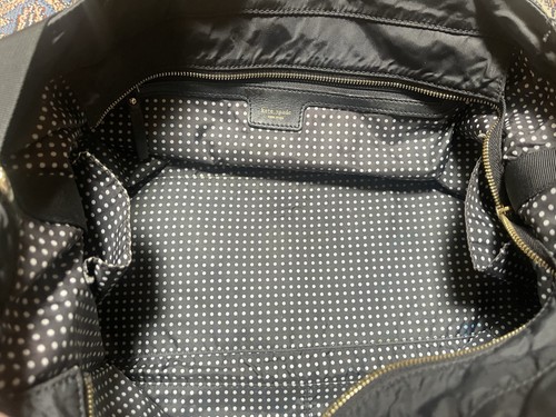 Kate Spade New York Large Weekender Nylon Black Shoulder Bag - Picture 11 of 11