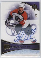 2022-23 Upper Deck Ultimate Collection Legends Purple 5/5 John LeClair Auto 0nr3