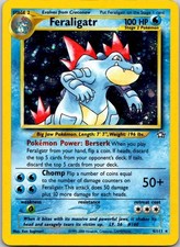 Feraligatr (4) Unlimited Holo Holo Rare Neo Genesis 004/111 LP on eBay