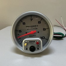 Pro-comp Ultra Lite Memory 10 Rpm Auto Meter Tachometer 4499