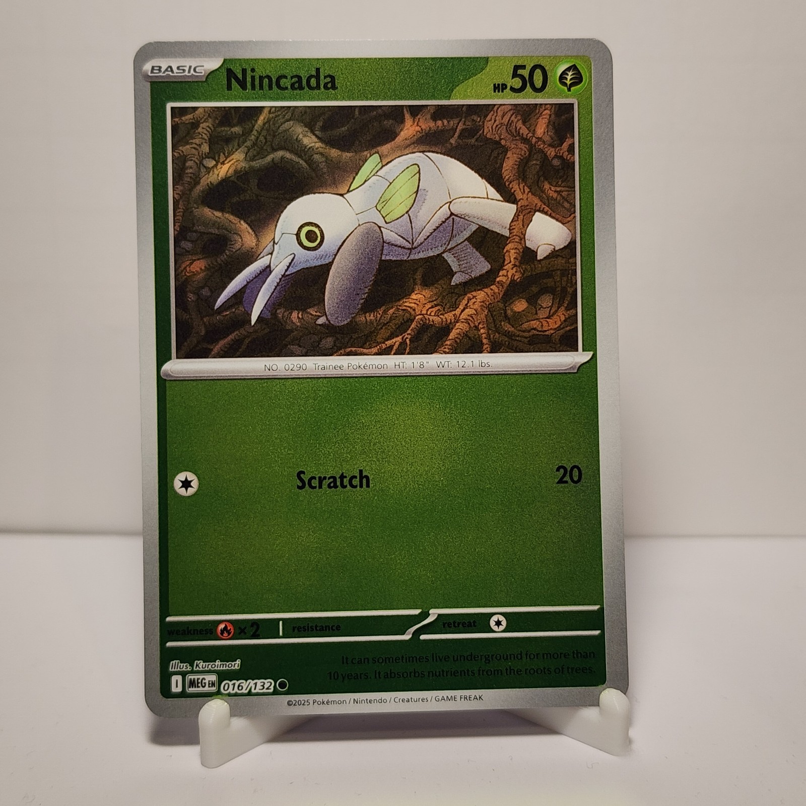 Nincada 016/132 Me01: Mega Evolution Reverse Holo