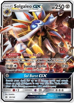 Solgaleo GX 89/149 SM Base Set Holofoil