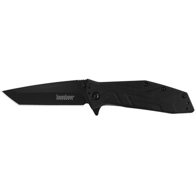 All-Black Brawler Pocketknife - Assisted Folder, Tanto Blade