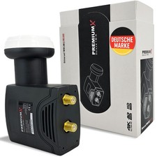PremiumX Deluxe Twin LNB - Signalumsetzer f&uuml;r 2 Teilnehmer in HD, UHD & 4K