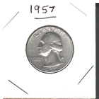 1957 WASHINGTON SILVER QUARTER