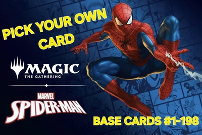 #ad 🔴🕸🔵 2025 MAGIC THE GATHERING MARVEL#x27;S SPIDER MAN PICK YOUR OWN BASE CARD $1.00