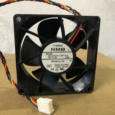 08025DA-12P-AU 12V 0.8A 8025 8CM 4-pin High Air Volume Server PWM Fan #zc