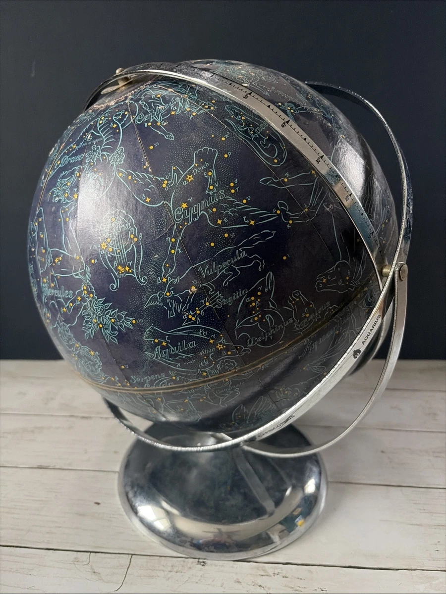 Rand McNally & Co. Antique World Globes & Celestial Globes for