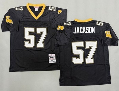 NEW Rickey Jackson #57 New Orleans Saints Throwback American Football NFL Jersey