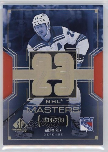2025-26 Upper Deck SP Game Used NHL Masters /299 Adam Fox #NM-40