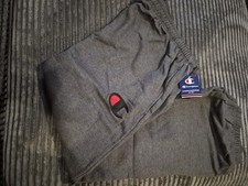 Pantalones deportivos CHAMPION Big C Logo gris carbón para hombre talla 5XL NUEVOS CON ETIQUETAS